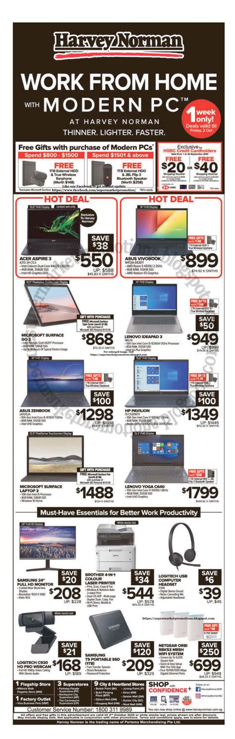 Harvey Norman PC, Laptop Sale 26 September - 02 October 2020 ...