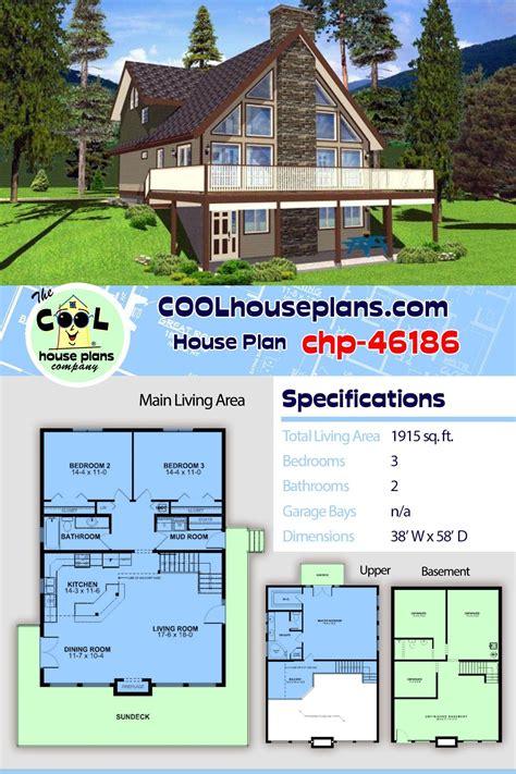 #Additional #Basement #Hillside #home #plan #Walkout Hillside house ...