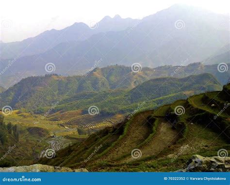 Sa Pa stock photo. Image of view, riceterraces, sapa - 70322352