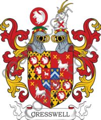 Cresswell Family Crest, Coat of Arms and Name History