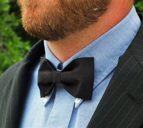 Men's Clip-on Black Bow Tie Formal Wedding Prom | Etsy