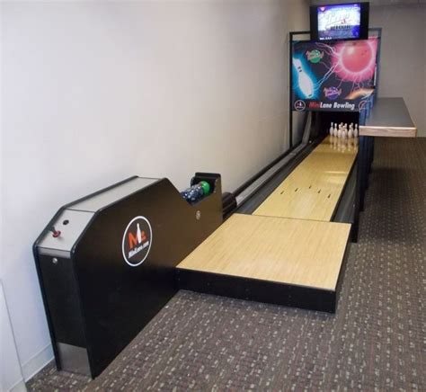 A mini bowling alley in a basement of a regular home. | Home bowling alley, Bars for home ...