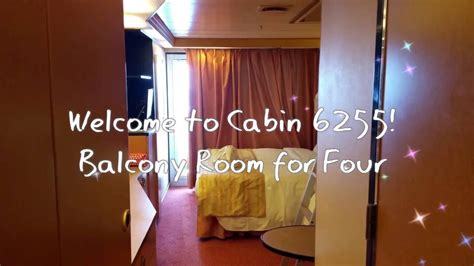 Carnival Triumph 2016 - Balcony Room 6255 - YouTube