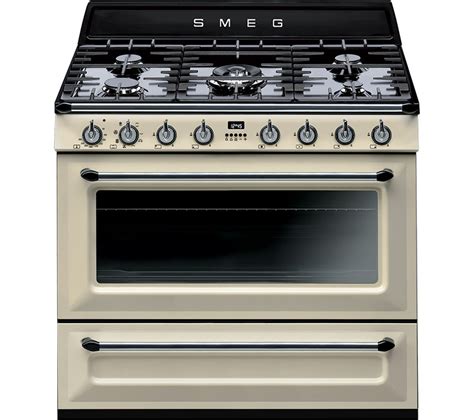 Buy SMEG Victoria TR90P1 90 cm Dual Fuel Range Cooker - Cream ...