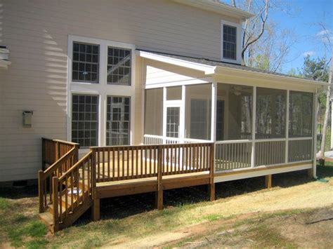 Screened Porch With Shed Roof