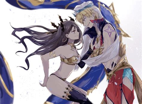 Ishtar and Gilgamesh by @kdzlite | Fate/Grand Order | Ishtar, Gilgamesh fate, Fate anime series