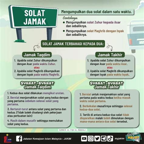 Solat Jamak Dan Qasar : Panduan, Syarat & Niat (JAKIM)