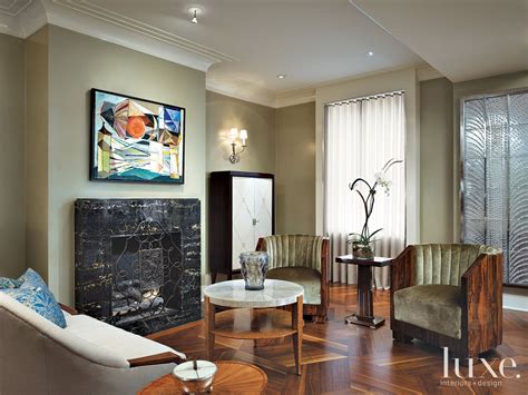 Art Deco Living Room - Luxe Interiors + Design