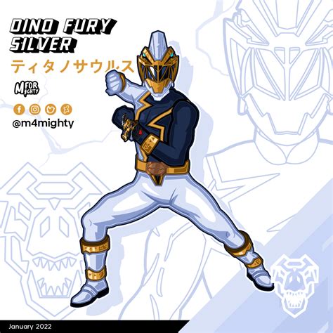 M4Mighty - Dino Fury Silver by m4mighty on DeviantArt