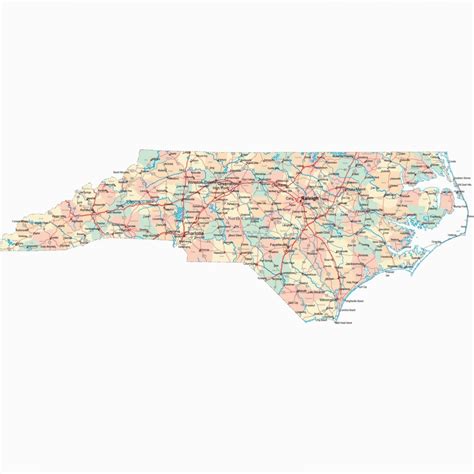 Road Map Of Western north Carolina north Carolina Road Map Nc Road Map north Carolina Highway ...