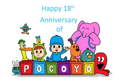 Happy 18th Anniversary of Pocoyo by adrianmacha20005 on DeviantArt