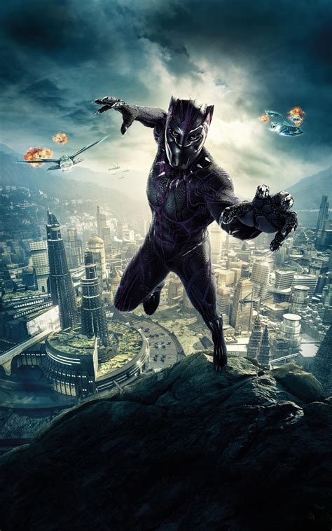 Black Panther Movie Poster Wallpapers on WallpaperDog