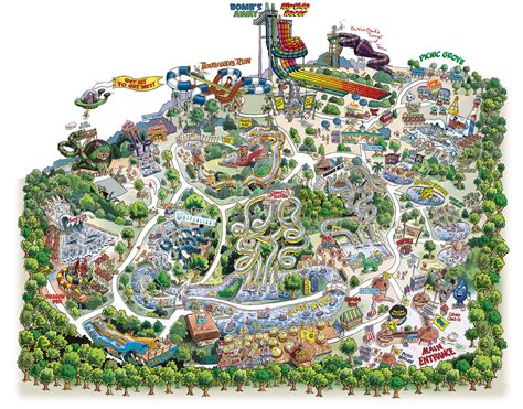 Water Kingdom Rides Map