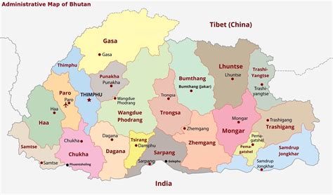 Maps of Bhutan