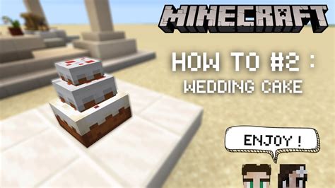 Minecraft: How to Make a Wedding Cake Tutorial (EASY) - YouTube