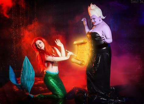 Ariel & Ursula from The Little Mermaid Cosplay