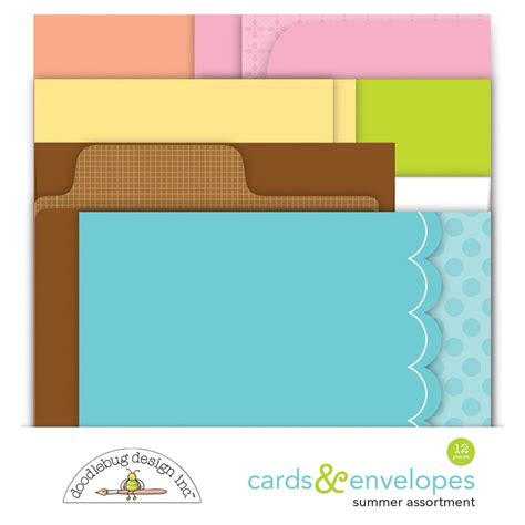 Summer Assortment Cards & Envelopes (7767) - Craftlines B.V.