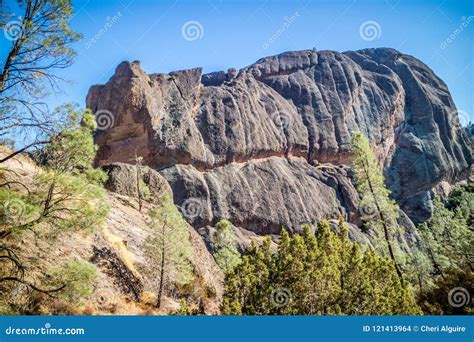 Natural Rock Formation in Pinnacles National Park Stock Photo - Image of destinations, beautiful ...