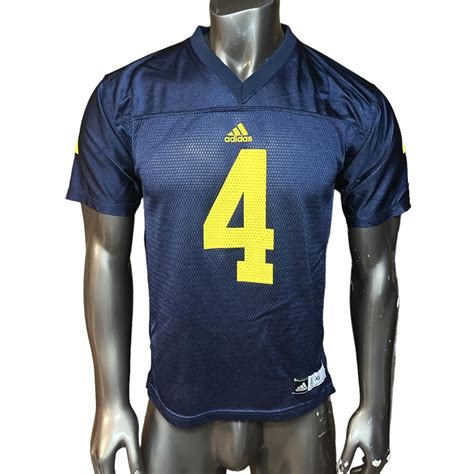 Michigan Wolverines Football Jersey Adidas #4 YOUTH... - Depop