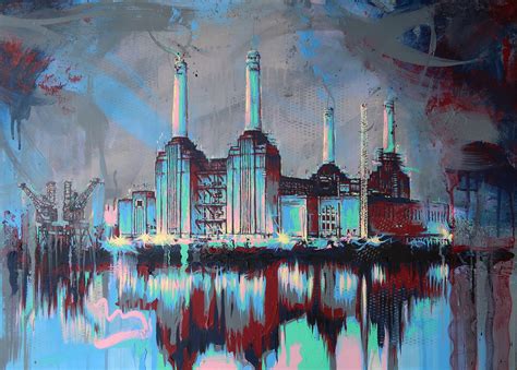 Battersea Power Station (sold) (80 x 60cm) acrylic on canvas, 2019 ...