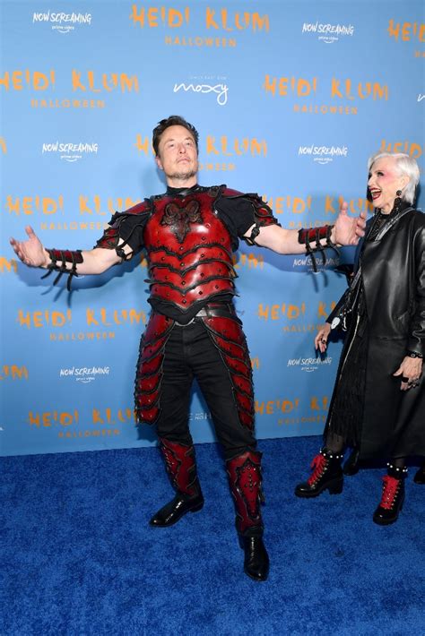 Elon Musk Dresses Up As a Samurai for Heidi Klum’s Halloween Party ...