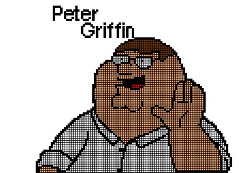 Peter Griffin. Pixel Art. - Desenho de matheus1569 - Gartic