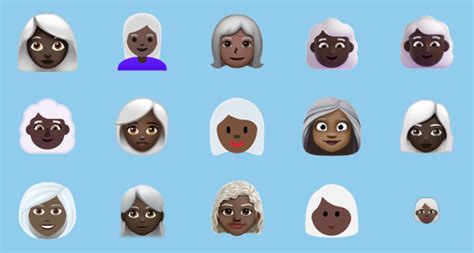 👩🏿‍🦳 Woman: Dark Skin Tone, White Hair Emoji