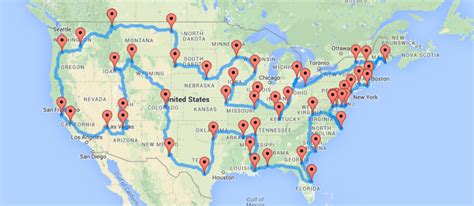 The Ten Best Routes For Driving Across America | American road trip, Road trip map, Road trip fun