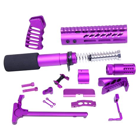 AR-15 Ultimate Pistol Build Kit in Anodized Purple | Veriforce Tactical