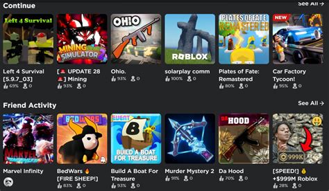 Roblox Home page or Discover with 0 players ALL Games - Platform Usage Support - Developer Forum ...