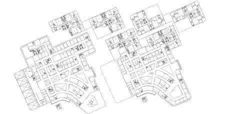 Land plotting Layout design DWG file - Cadbull