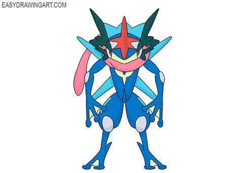 How to Draw Ash Greninja - Easy Drawing Art