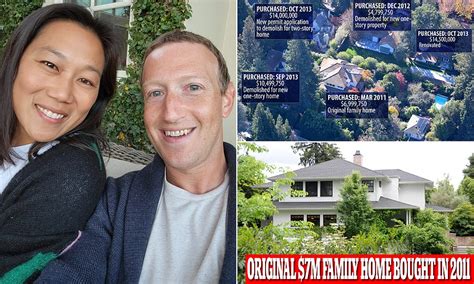 Mark Zuckerberg's $37M 'five-house estate' in Palo Alto is seen in ...