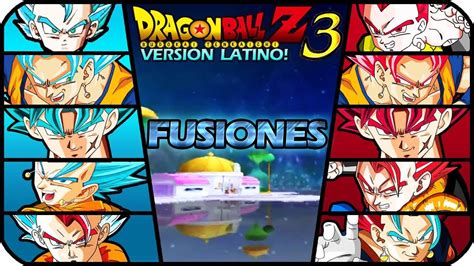 DRAGON BALL Z BUDOKAI TENKAICHI 3 LATINO GAMEPLAY LAS MEJORES FUSIONES ...