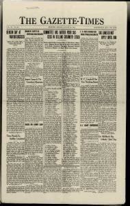 Corvallis Gazette Newspaper Archives, Mar 7, 1912, p. 1