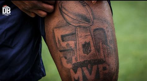 Von Miller Super Bowl 50 MVP tattoo | New tattoos, Von miller, Tattoos