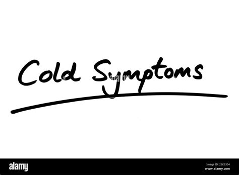 Cold symptoms hi-res stock photography and images - Alamy