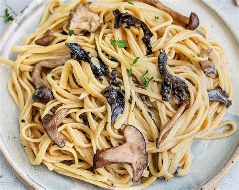 Vegan Wild Mushrooms Pasta with Truffle Oil Recipe | SideChef