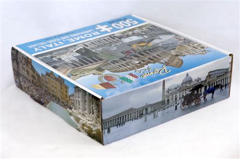 Rome Italy Landmarks and Icons Collage Jigsaw Puzzle 500 pcs (21" x 15" when finished) - World ...