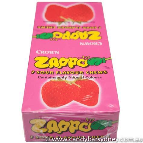 Zappo Strawberry Chews | Candy Bar Sydney