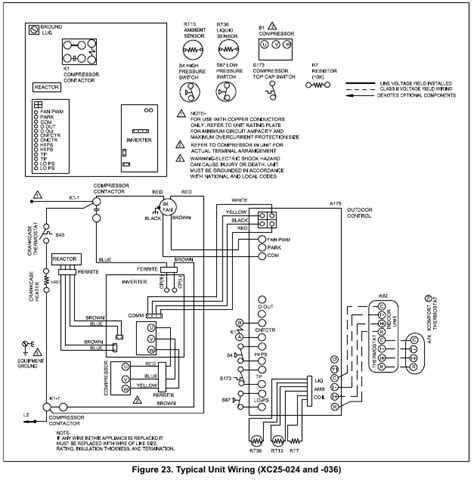 Lennox XC25 – Unit Wiring Diagrams – HVAC Troubleshooting