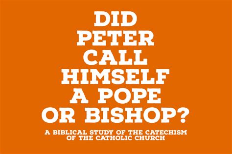 Is Peter the First Pope? — The Catholic Blog