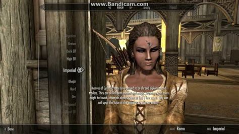 Skyrim Characters - Pretty Imperial Female Stats (HD) - YouTube