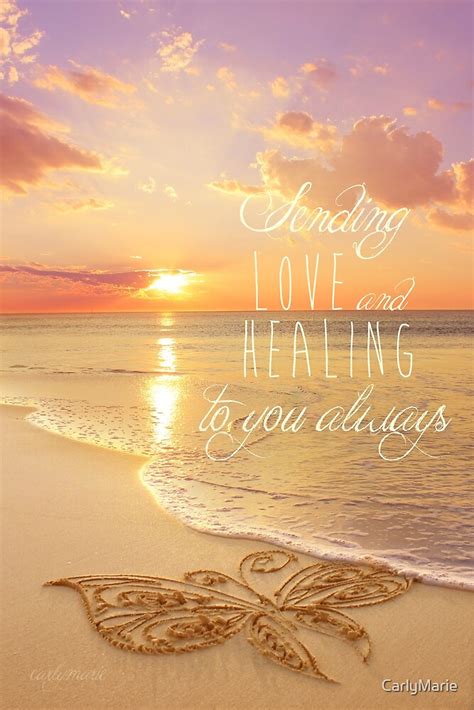 "Sending Love and Healing" by CarlyMarie | Redbubble