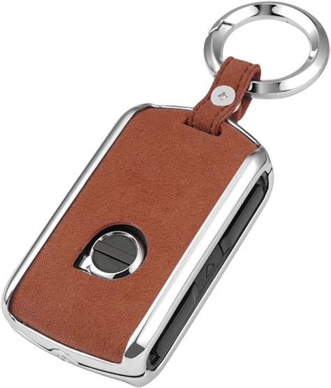 ontto Car Key Cover for Volvo - Zinc alloy & leather Key fob for Volvo ...