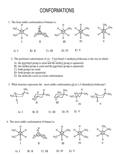 conformations | Conformational Isomerism | Organic Chemistry