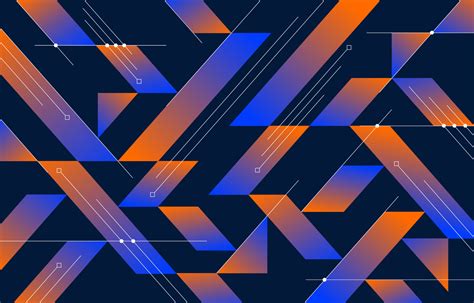 Geometric Blue Orange Background 9855449 Vector Art at Vecteezy