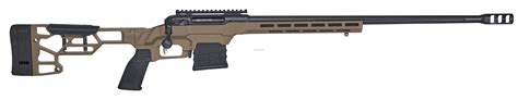 Savage 57566 110 Precision BA Rifle, .338 Lapua, MDT Chassis FDE