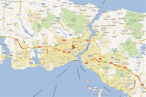 Istanbul Map - Turkey