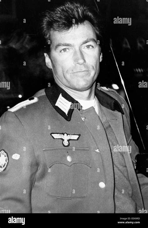 Actor Clint Eastwood dressed in a military uniform Stock Photo - Alamy